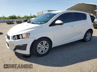 2014 Chevrolet Sonic LT with VIN 1G1JC6SH7E4223789, listed as a Copart auction lot 49537395 with 76,856 mi miles and Salvage Title. Bid and sale history available at carsss.com. Image 1.
