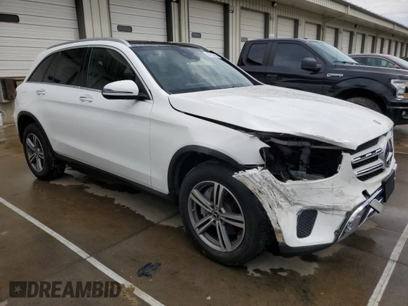 2020 Mercedes-Benz GLC 300 with VIN WDC0G8EB5LF694586, listed as a Copart auction lot 56115425 with 49,309 mi miles and Salvage title. Bid and sale history available at DreamBid. Image 4.