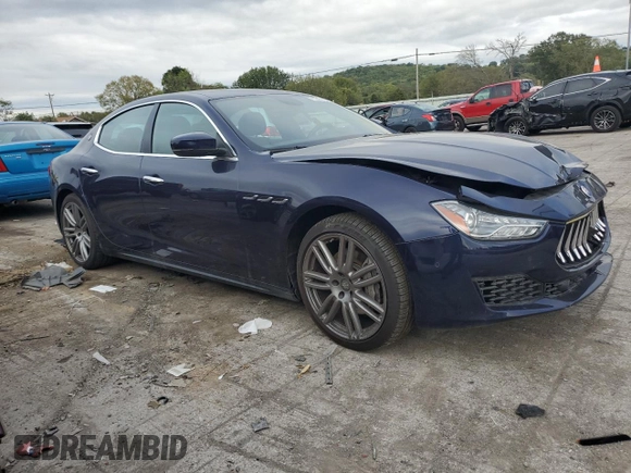 2018 Maserati Ghibli z VIN ZAM57XSA5J1287424, wystawiony jako Copart lot #71215154 z przebiegiem 20 029 mil mil oraz Szkoda całkowita • Salvage title. Historia ofert i sprzedaży dostępna na DreamBid. Obrazek 4.