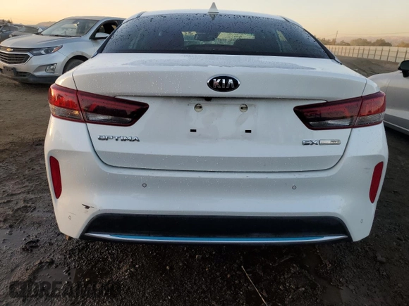 2020 Kia Optima Hybrid EX with VIN KNAGU4LE9L5038493, listed as a Copart auction lot 80132994 with 49,490 mi miles and Clean Title. Bid and sale history available at carsss.com. Image 6.