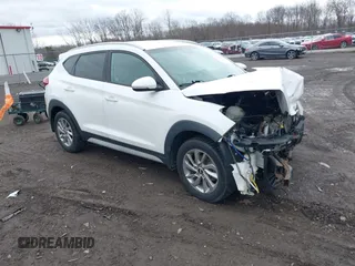 2017 Hyundai Tucson Sport with VIN KM8J3CA26HU371869, listed as a IAAI auction lot 41928173 with 83,885 mi miles and . Bid and sale history available at DreamBid. Image 1.