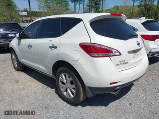 2014 Nissan Murano SL with VIN JN8AZ1MU7EW416312, listed as a IAAI auction lot 41991412 with 186,464 mi miles. Bid and sale history available at carsss.com. Image 3.