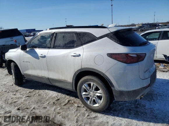 2021 Chevrolet Blazer LT with VIN 3GNKBHR49MS541772, listed as a Copart auction lot 46222455 with 39,369 mi miles and Salvage title. Bid and sale history available at DreamBid. Image 2.