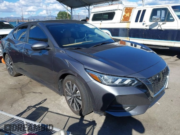 2022 Nissan Sentra SV with VIN 3N1AB8CVXNY306188, listed as a IAAI auction lot 41746329 with 22,975 mi miles. Bid and sale history available at carsss.com. Image 1.