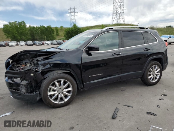 2014 Jeep Cherokee Limited with VIN 1C4PJLDS0EW148212, listed as a Copart auction lot 60464965 with 82,015 mi miles and Salvage title. Bid and sale history available at DreamBid. Image 1.
