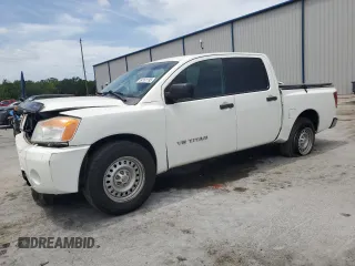 2008 Nissan Titan XE with VIN 1N6BA07D88N345254, listed as a Copart auction lot 54161195 with 189,121 mi miles and Salvage Title. Bid and sale history available at carsss.com. Image 1.