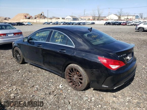 2018 Mercedes-Benz CLA 250 with VIN WDDSJ4GB2JN508954, listed as a Copart auction lot 46599333 with 68,245 mi miles and . Bid and sale history available at DreamBid. Image 2.