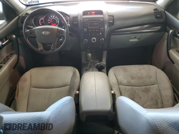 2012 Kia Sorento LX with VIN 5XYKT3A69CG205741, listed as a Copart auction lot 54657155 with 178,794 mi miles and Salvage Title. Bid and sale history available at DreamBid. Image 8.