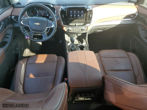 2021 Chevrolet Traverse High Country with VIN 1GNEVNKW8MJ225604, listed as a Copart auction lot 74614544 with 62,801 mi miles and Salvage Title. Bid and sale history available at carsss.com. Image 8.