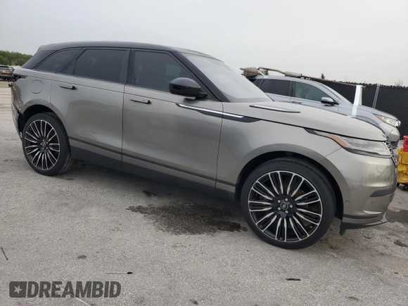 2018 Land Rover Range Rover Velar S with VIN SALYB2RXXJA727546, listed as a Copart auction lot 59509085 with 90,223 mi miles and Salvage title. Bid and sale history available at DreamBid. Image 4.