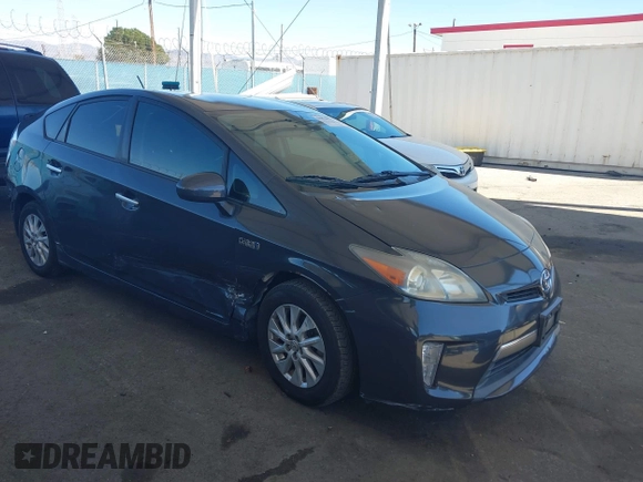 2012 Toyota Prius with VIN JTDKN3DP4C3024744, listed as a IAAI auction lot 41824675 with 107,837 mi miles and . Bid and sale history available at DreamBid. Image 1.