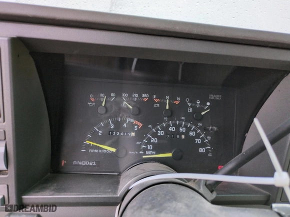 1992 Chevrolet 1/2 Ton Pickups with VIN 1GCDC14K5NE108814, listed as a Copart auction lot 42802195 with 132,419 mi miles and Salvage Title. Bid and sale history available at carsss.com. Image 9.