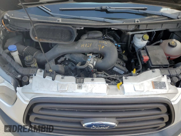 2017 Ford Transit XL с VIN 1FMZK1CM9HKA98124, выставлен на аукционе Copart как лот 58630014 с пробегом 69 372 миль миль и Списание • Salvage title. История ставок и продаж доступна на DreamBid. Изображение 12.