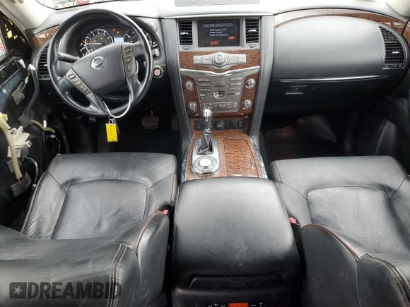 2020 Nissan Armada SV with VIN JN8AY2ND0LX017515, listed as a Copart auction lot 46450375 with 78,483 mi miles and Salvage Title. Bid and sale history available at carsss.com. Image 8.