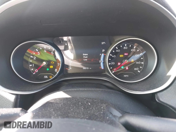 2021 Jeep Compass 80th Anniversary with VIN 3C4NJDEB5MT584554, listed as a IAAI auction lot 41705784 with 56,213 mi miles and . Bid and sale history available at DreamBid. Image 7.
