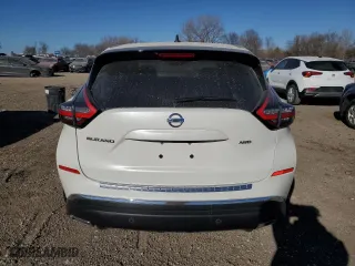 2022 Nissan Murano S with VIN 5N1AZ2AS7NC128873, listed as a Copart auction lot 42139725 with 32,255 mi miles and Salvage Title. Bid and sale history available at carsss.com. Image 6.