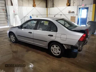 2001 Honda Civic DX with VIN 2HGES16271H528079, listed as a Copart auction lot 72715384 with 244,115 mi miles and Salvage Title. Bid and sale history available at carsss.com. Image 2.