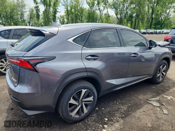 2020 Lexus NX 300 with VIN JTJGARDZ5L5013355, listed as a Copart auction lot 63811115 with 64,579 mi miles and Salvage title. Bid and sale history available at DreamBid. Image 3.