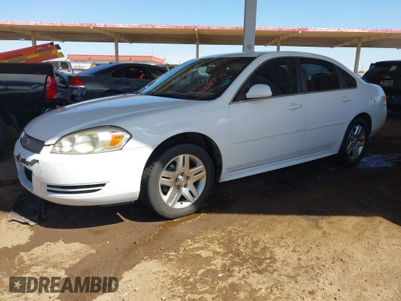 2012 Chevrolet Impala LT Fleet with VIN 2G1WG5E32C1102827, listed as a IAAI auction lot 42015121 with 214,401 mi miles and . Bid and sale history available at DreamBid. Image 2.