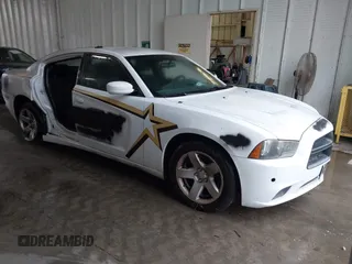 2014 Dodge Charger Police z VIN 2C3CDXAT3EH146659, wystawiony jako IAAI lot #42341878 z przebiegiem 112 150 mil mil oraz . Historia ofert i sprzedaży dostępna na DreamBid. Obrazek 1.