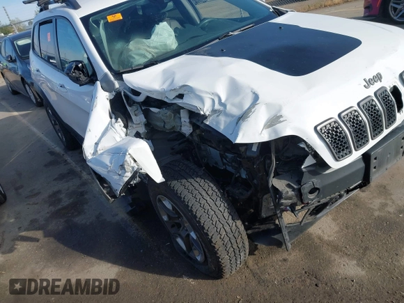 2019 Jeep Cherokee Trailhawk Elite with VIN 1C4PJMBX7KD410612, listed as a IAAI auction lot 41878935 with 55,163 mi miles. Bid and sale history available at carsss.com. Image 6.