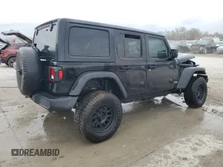 2021 Jeep Wrangler Unlimited Willys with VIN 1C4HJXDN3MW751207, listed as a Copart auction lot 50425805 with 35,383 mi miles and Salvage Title. Bid and sale history available at DreamBid. Image 3.
