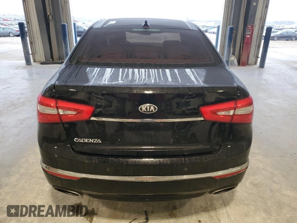 2014 Kia Cadenza Premium with VIN KNALN4D72E5128132, listed as a Copart auction lot 86681784 with 90,950 mi miles and Salvage Title. Bid and sale history available at carsss.com. Image 6.