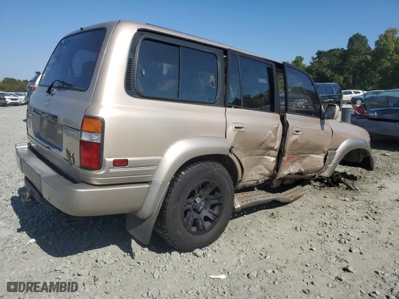 1997 Lexus LX 450 Luxury Wagon with VIN JT6HJ88J6V0168204, listed as a Copart auction lot 75232934 with 216,465 mi miles and Salvage Title. Bid and sale history available at carsss.com. Image 3.