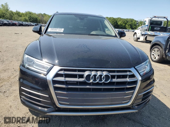 2018 Audi Q5 Premium with VIN WA1ANAFY4J2012175, listed as a Copart auction lot 59550155 with 52,013 mi miles and Salvage title. Bid and sale history available at DreamBid. Image 5.