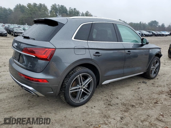 2021 Audi Q5 Premium Plus with VIN WA1E2AFY2M2125640, listed as a Copart auction lot 85183034 with 64,290 mi miles and Salvage Title. Bid and sale history available at carsss.com. Image 3.