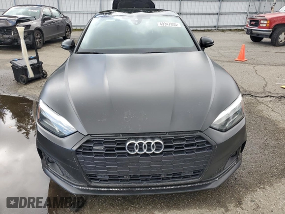 2020 Audi A5 Sportback Premium with VIN WAUANCF56LA004026, listed as a Copart auction lot 49347805 with 48,465 mi miles and Salvage Title. Bid and sale history available at carsss.com. Image 5.