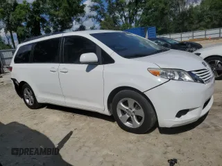 2015 Toyota Sienna LE AAS with VIN 5TDKK3DC6FS571510, listed as a Copart auction lot 52535745 with 232,362 mi miles and Salvage Title. Bid and sale history available at carsss.com. Image 4.