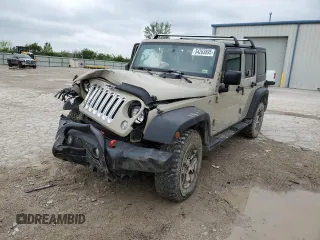 2017 Jeep Wrangler Unlimited Sport with VIN 1C4BJWDG5HL663722, listed as a Copart auction lot 54263895 with Not provided miles and Salvage title. Bid and sale history available at DreamBid. Image 1.