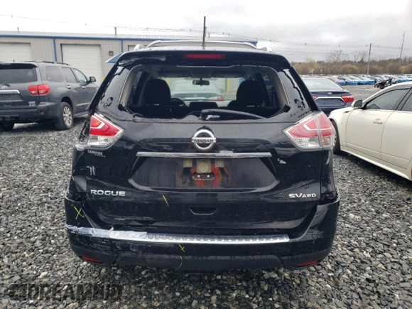 2016 Nissan Rogue S with VIN JN8AT2MV8GW146199, listed as a Copart auction lot 51977215 with 84,861 mi miles and Salvage Title. Bid and sale history available at carsss.com. Image 6.