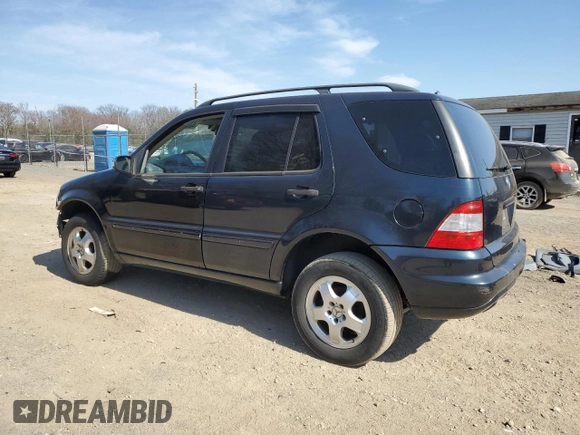 2002 Mercedes-Benz M 320/430/500 z VIN 4JGAB54EX2A324132, wystawiony jako Copart lot #48640075 z przebiegiem Nie podano mil oraz Nie do naprawy • Non repairable. Historia ofert i sprzedaży dostępna na DreamBid. Obrazek 2.