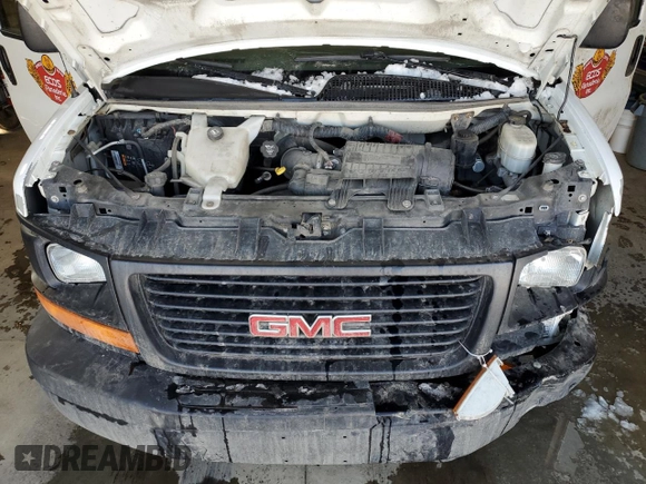 2011 GMC Savana Cargo Van with VIN 1GTW7GCA5B1165901, listed as a Copart auction lot 47759785 with 477,771 mi miles and Salvage Title. Bid and sale history available at carsss.com. Image 12.