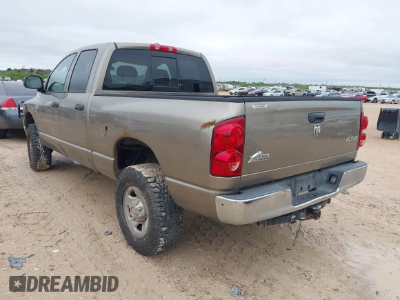 2009 Dodge 2500 SLT with VIN 3D7KS28T19G551727, listed as a IAAI auction lot 42206638 with 237,005 mi miles and . Bid and sale history available at DreamBid. Image 3.