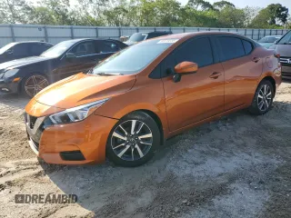 2021 Nissan Versa SV with VIN 3N1CN8EV7ML894379, listed as a Copart auction lot 50570235 with 82,758 mi miles and Non Repairable. Bid and sale history available at carsss.com. Image 1.