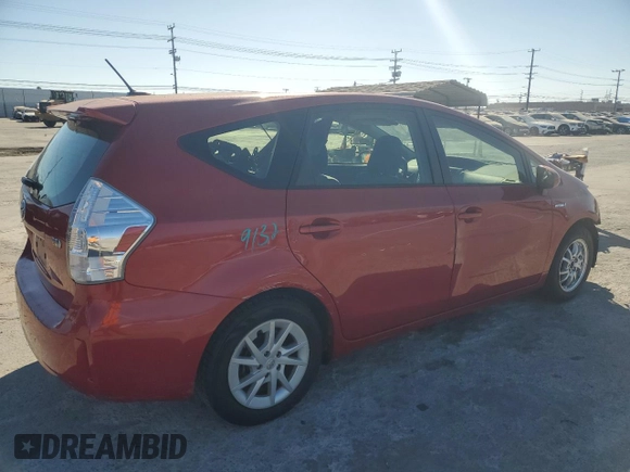 2013 Toyota Prius Two with VIN JTDZN3EU9D3201308, listed as a Copart auction lot 68709444 with 47,908 mi miles and Salvage Title. Bid and sale history available at carsss.com. Image 3.