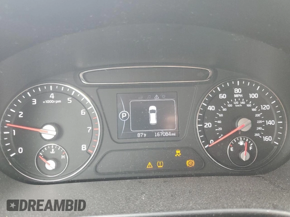 2017 Kia Sorento LX с VIN 5XYPG4A54HG187616, выставлен на аукционе Copart как лот 54151815 с пробегом 167 084 миль миль и Списание • Salvage title. История ставок и продаж доступна на DreamBid. Изображение 9.