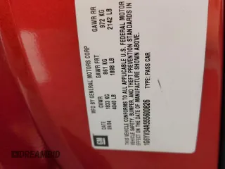 2005 Cadillac XLR z VIN 1G6YV34A555600826, wystawiony jako Copart lot #79404394 z przebiegiem 94 892 mil mil oraz Szkody całkowita. Historia ofert i sprzedaży dostępna na DreamBid. Obrazek 12.