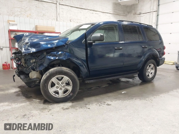 2004 Dodge Durango SLT with VIN 1D4HB48D34F119162, listed as a IAAI auction lot 42398100 with 71,908 mi miles and . Bid and sale history available at DreamBid. Image 2.