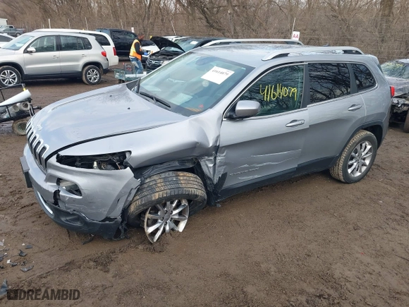2014 Jeep Cherokee Limited with VIN 1C4PJMDS9EW129888, listed as a IAAI auction lot 41614079 with 92,343 mi miles. Bid and sale history available at carsss.com. Image 19.