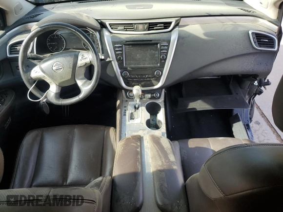 2015 Nissan Murano SL z VIN 5N1AZ2MH7FN236674, wystawiony jako Copart lot #56458925 z przebiegiem 168 320 mil mil oraz Szkoda całkowita • Salvage title. Historia ofert i sprzedaży dostępna na DreamBid. Obrazek 8.