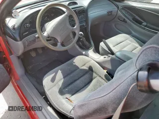 1995 Ford Mustang with VIN 1FALP4041SF262621, listed as a Copart auction lot 50466635 with 147,042 mi miles and Clean Title. Bid and sale history available at carsss.com. Image 8.