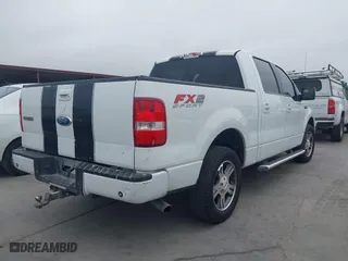 2007 Ford F-150 XLT with VIN 1FTPW12567KD58035, listed as a IAAI auction lot 42115922 with 191,059 mi miles. Bid and sale history available at carsss.com. Image 4.