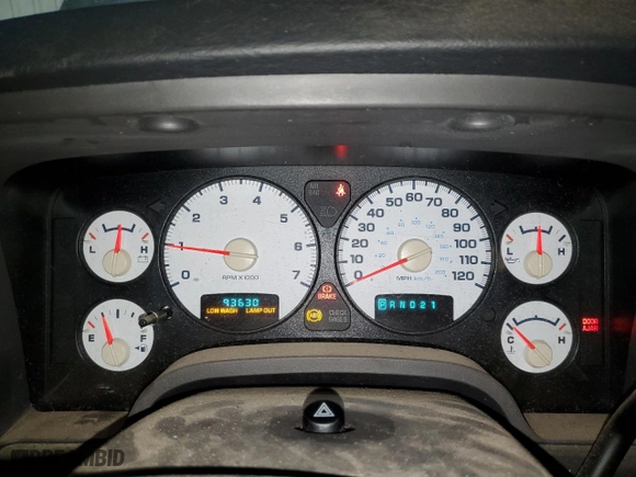 2004 Dodge Ram 1500 SLT with VIN 1D7HU18D74S656524, listed as a Copart auction lot 46587015 with 93,630 mi miles and Salvage Title. Bid and sale history available at carsss.com. Image 9.