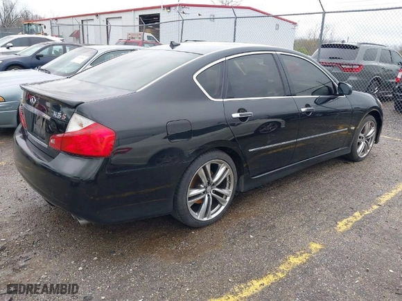 2008 Infiniti M35 with VIN JNKAY01E68M602007, listed as a IAAI auction lot 41953913 with 178,612 mi miles. Bid and sale history available at carsss.com. Image 4.
