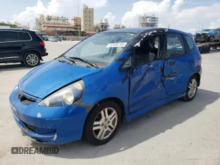 2008 Honda Fit Sport z VIN JHMGD386X8S062730, wystawiony jako Copart lot #57648795 z przebiegiem 233 820 mil mil oraz Szkoda całkowita • Salvage title. Historia ofert i sprzedaży dostępna na DreamBid. Obrazek 1.