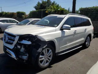2017 Mercedes-Benz GLS 450 with VIN 4JGDF6EE8HA784128, listed as a Copart auction lot 59147515 with 119,289 mi miles and Salvage title. Bid and sale history available at DreamBid. Image 1.